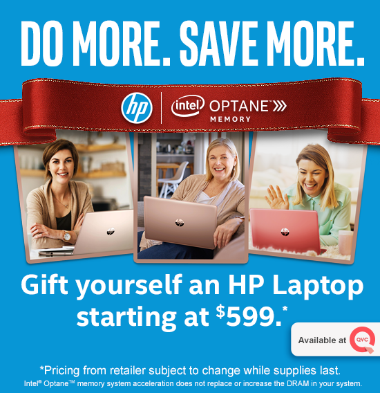 Treat Yourself to an HP Intel OptaneTM Memory Laptop