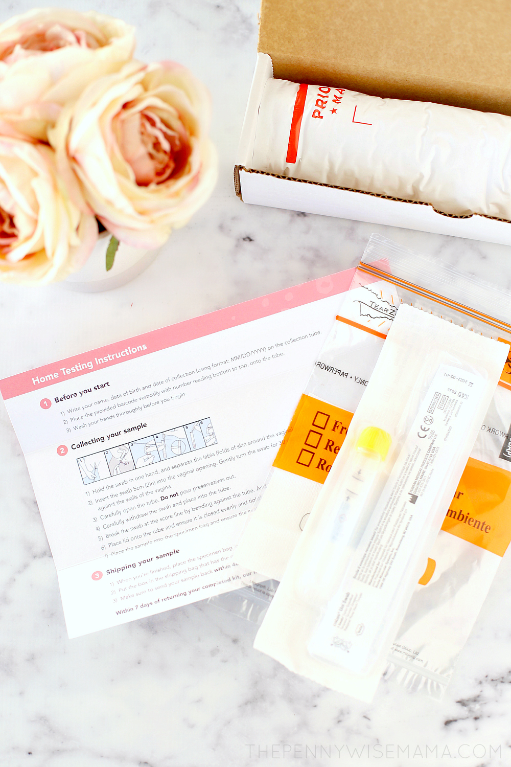 What's Inside the Nurx Home HPV Test Kit