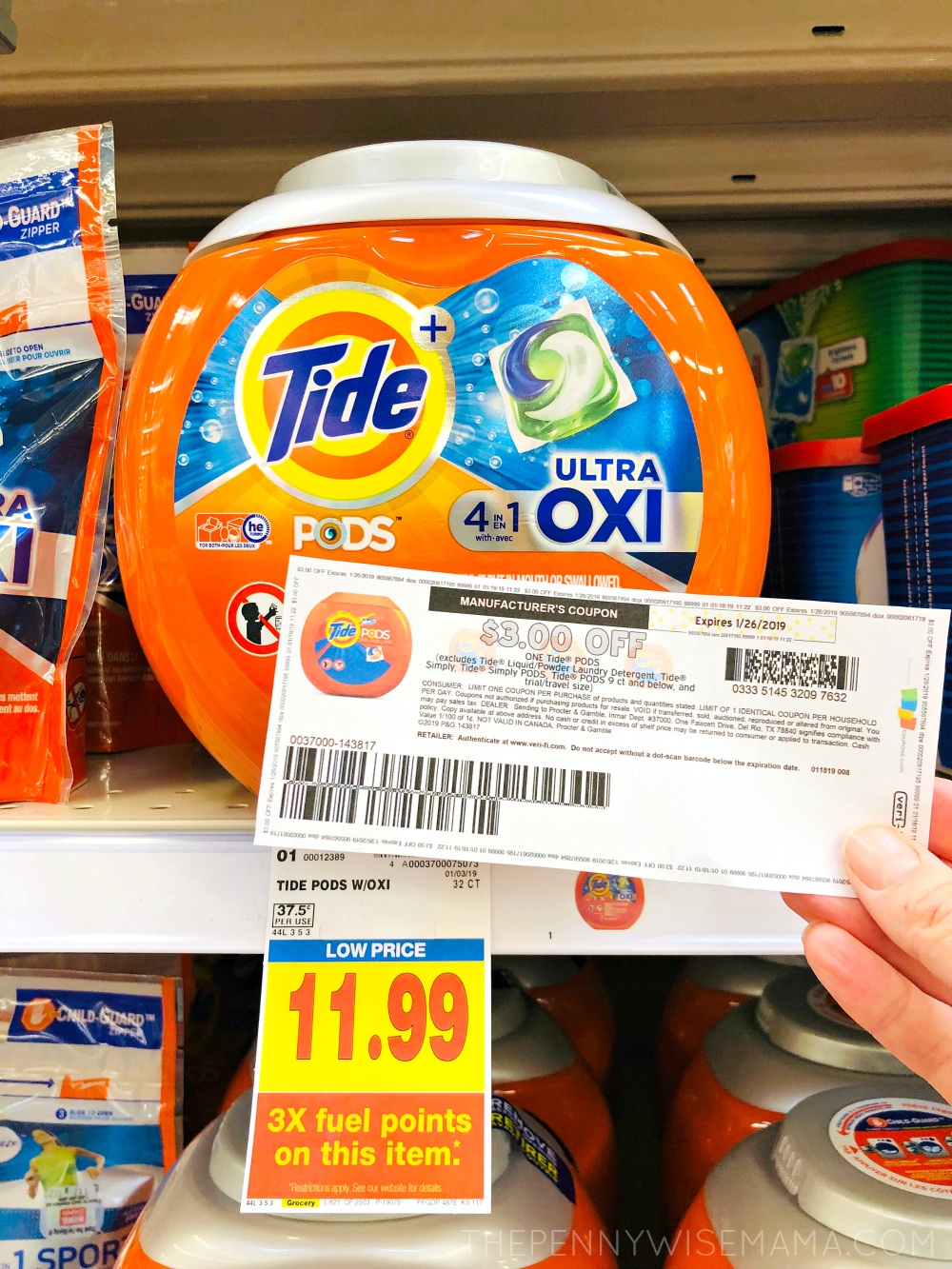 Save $3 on Tide PODS Laundry Detergent {Printable Coupon}