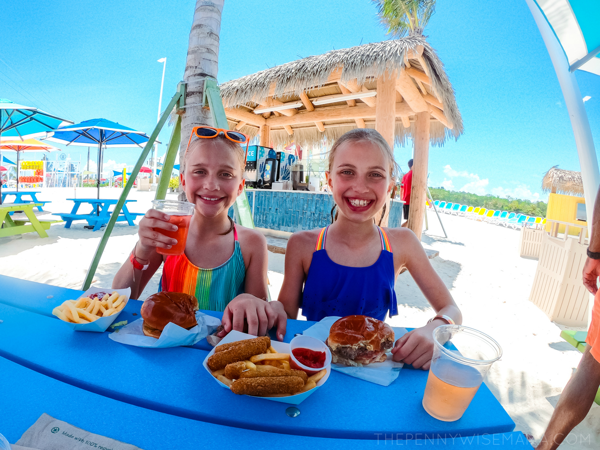 Eating Lunch at Perfect Day at CocoCay