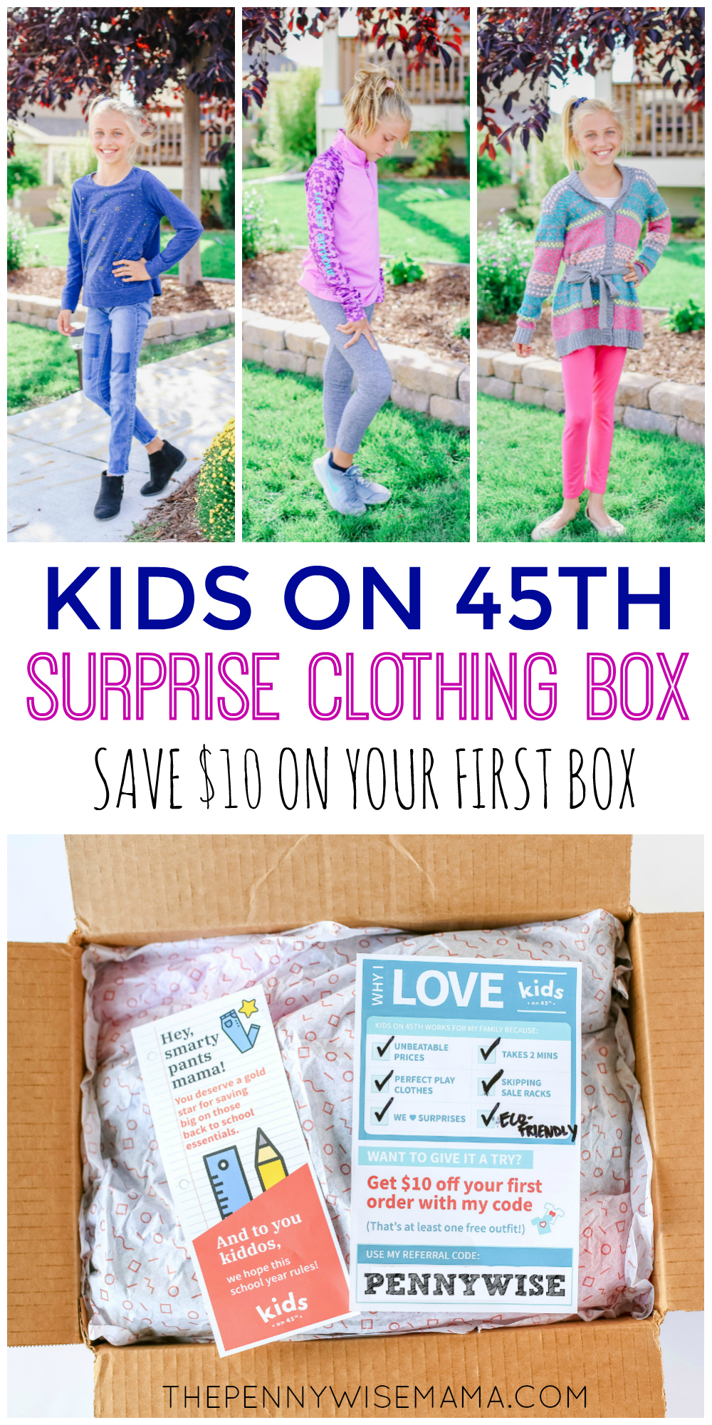 Save time AND money shopping for kids clothing with Kids on 45th. Click to learn more and to grab a promo code to save!