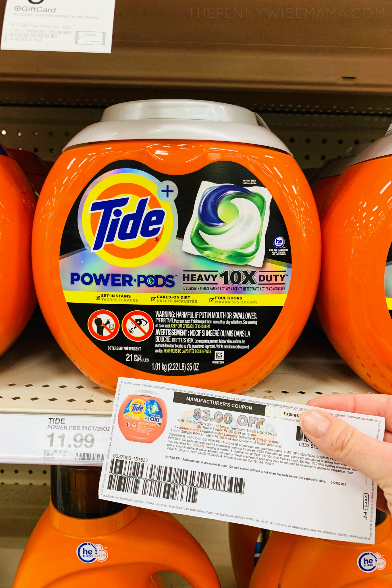 $3 off Tide PODS Coupon