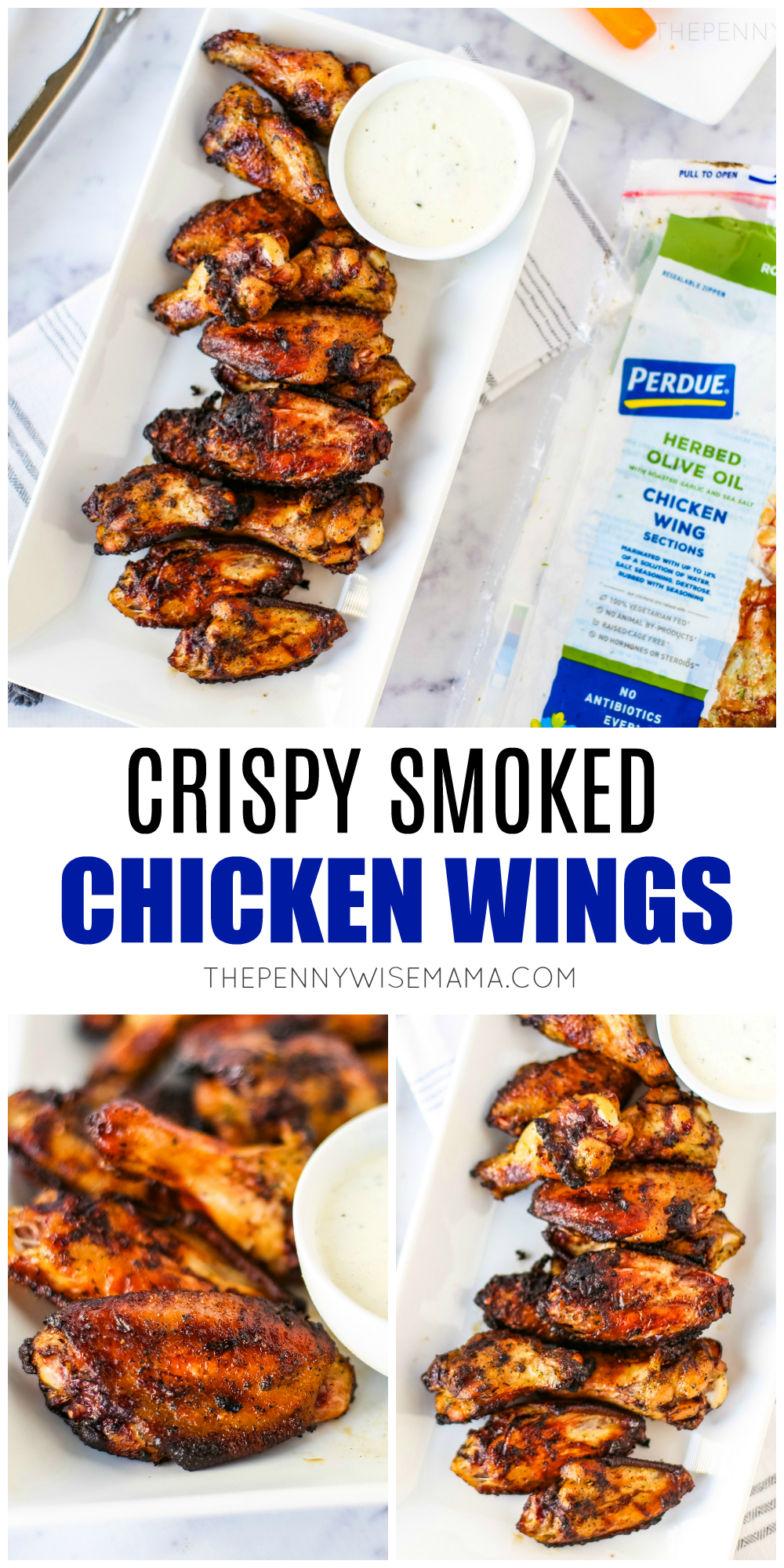 Looking for the best crispy, smoked chicken wings? These wings are not only delicious and easy to make, but they are also perfectly crispy! Click to see how to make them, plus see how Perdue Farms' new home delivery bundle boxes can help save you time.