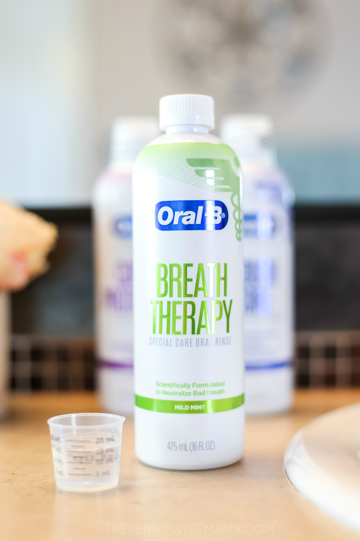 Fight Bad Breath with Oral-B Breath Therapy Special Care Oral Rinse